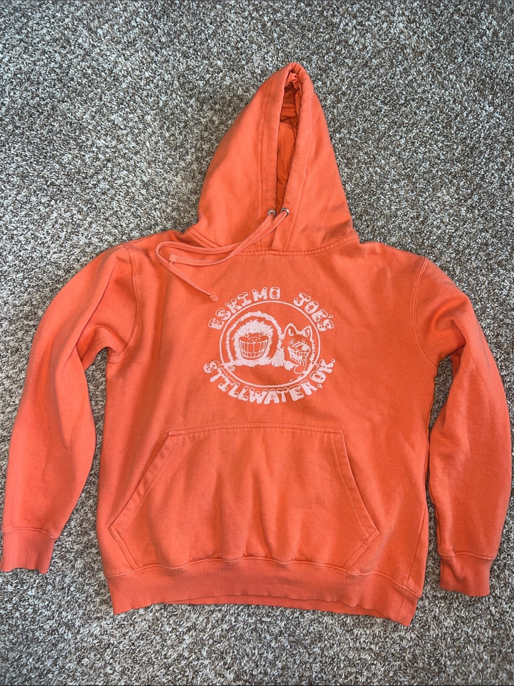 Eskimo Joe’s Orange Vintage Hoodie - Medium - Picture 1 of 6